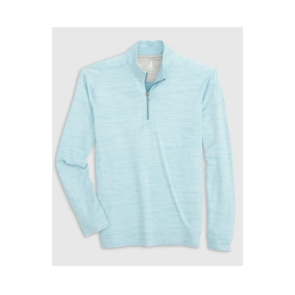 Johnnie-O Apex 1/4 Zip Active Pullover Mens Medium Baja Blue Heather NWT $148 - Picture 1 of 11